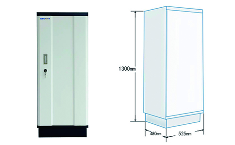 6抽屜150型防磁信息柜(圖1) 6抽150型防磁信息柜尺寸