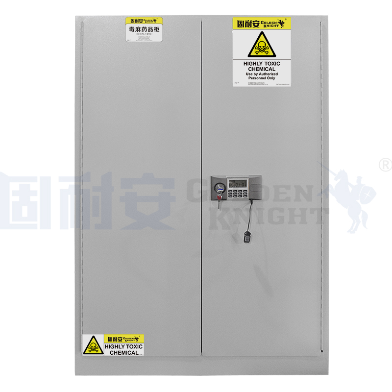危化品柜顏色如何區分?(圖4) 90加侖灰色危化品柜